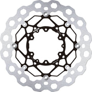 Galfer Cubiq™ Brake Rotor for 2003-2021, 2024-2026 HONDA Black Chrome Front Full-Floating