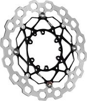 Galfer Cubiq™ Brake Rotor for 2003-2021, 2024-2026 HONDA Black Chrome Front Full-Floating Each
