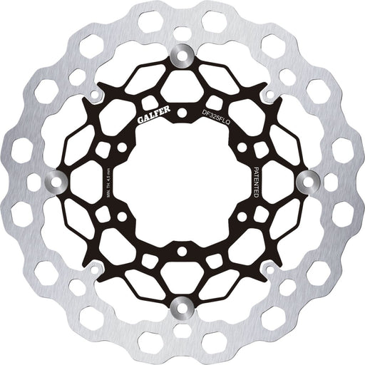 Galfer Cubiq™ Brake Rotor Black Silver Front Full-Floating