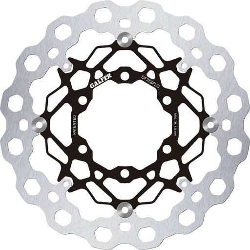Galfer Cubiq™ Brake Rotor Black Silver Front Full-Floating