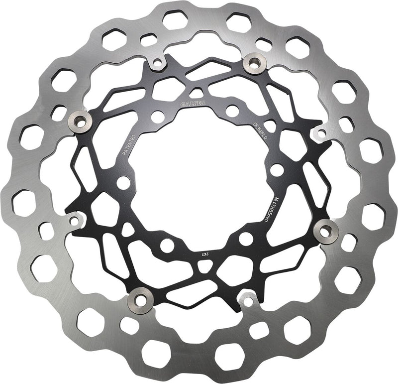 Galfer Cubiq™ Brake Rotor Black Silver Front Full-Floating Each