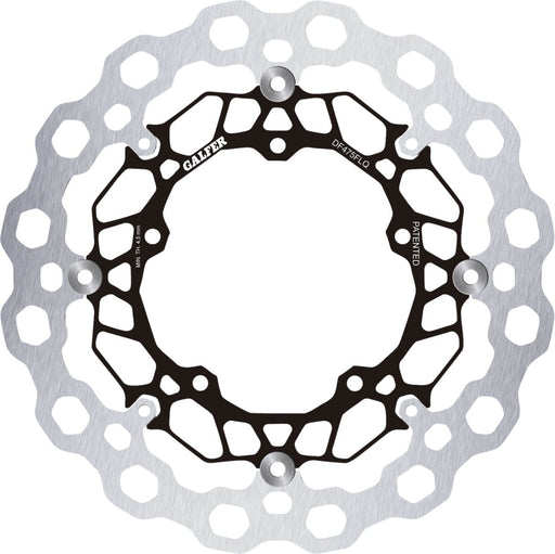 Galfer Cubiq™ Brake Rotor Black Silver Front Full-Floating