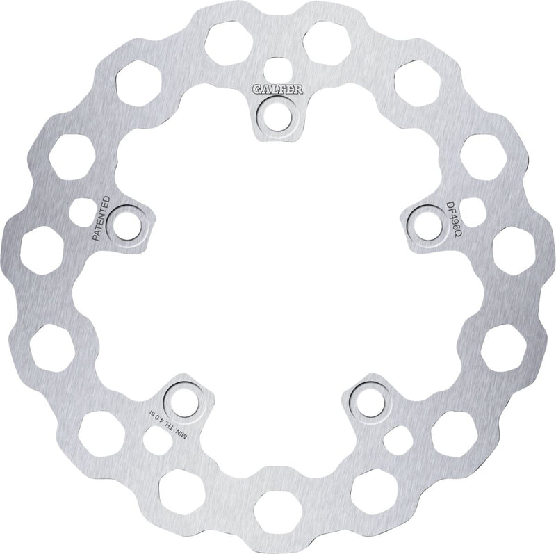 Galfer Cubiq™ Brake Rotor Chrome Rear Solid-Mount