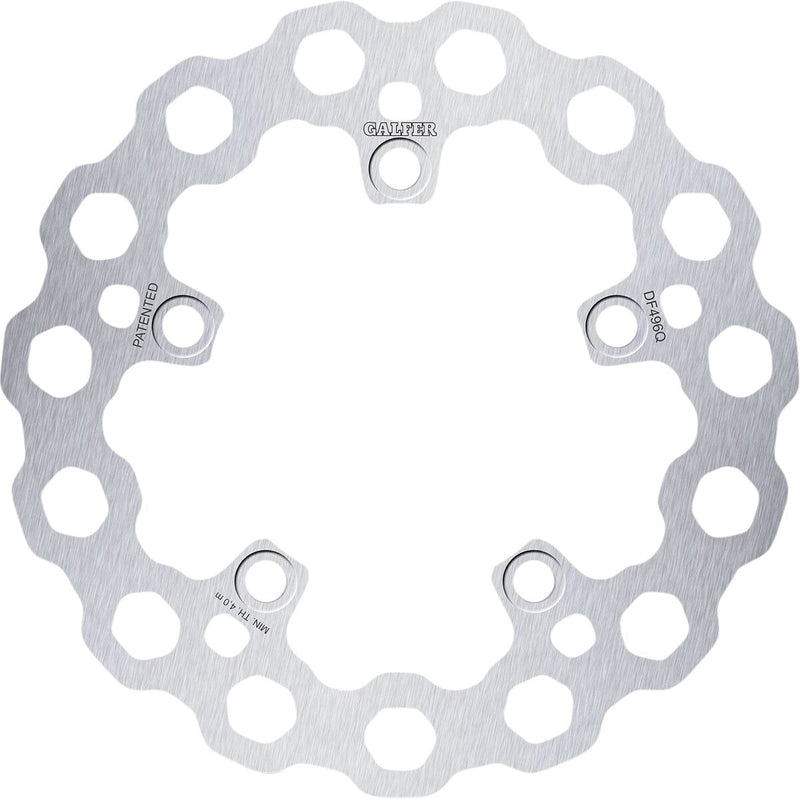 Galfer Cubiq™ Brake Rotor Chrome Rear Solid-Mount Each