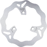 Galfer Wave® Brake Rotor for 2007-2013 SUZUKI Silver Stainless Steel Solid Front One Piece (Fixed)