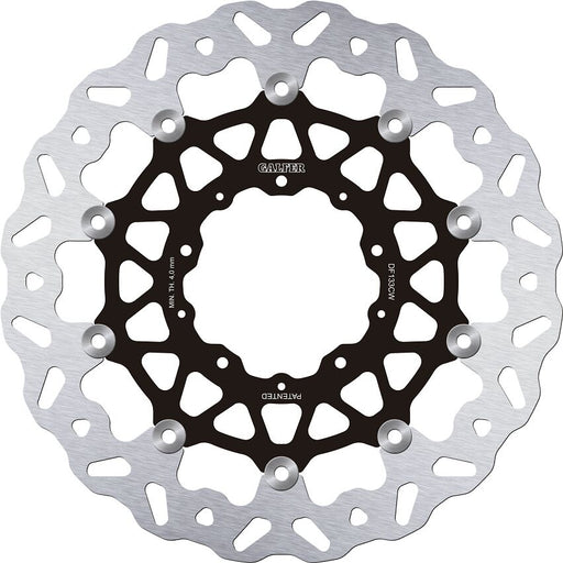 Galfer Brake Rotors for 2018-2026 HONDA Wave® Black Silver Full-Floating Front Two Piece (Floating) Aluminium Stainless Steel