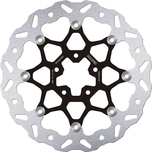 Galfer Brake Rotors for 2018-2020, 2022-2024 KTM DUKE 790 Wave® Black Silver Full-Floating Front Two Piece (Floating) Aluminium Stainless Steel