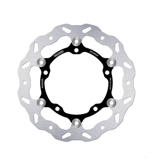 Galfer Brake Rotor for 2017-2026 KAWASAKI Wave® Black Silver Full-Floating Front Two Piece (Floating) Stainless Steel