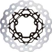 Galfer Brake Rotor Floating Cubiq for 2005-2025 SUZUKI Black Silver Full-Floating Front Two Piece (Floating) Aluminium Stainless Steel