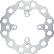 Galfer Cubiq Brake Rotor for 2012-2024 TRIUMPH Silver Stainless Steel Solid-Mount Rear One Piece (Fixed)