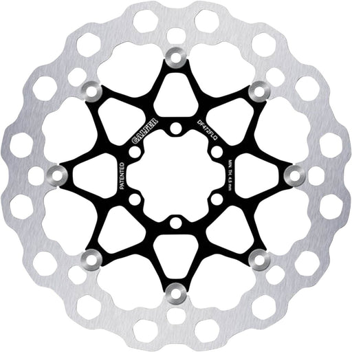 Galfer Brake Rotor Floating Cubiq Silver Stainless Steel Solid-Mount Front One Piece (Fixed)