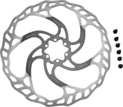 Galfer Fixed/Oversize Bicycle Brake Rotor Black Machined Oversized Stainless Steel