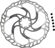 Galfer Fixed/Oversize Bicycle Brake Rotor Black Machined Oversized Stainless Steel Each