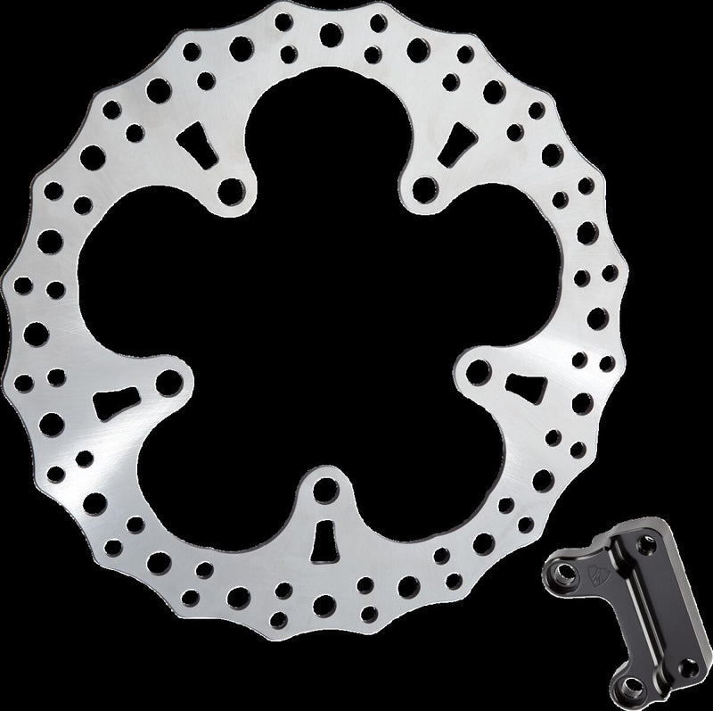 Arlen Ness Right Jagged Brake Rotor for 2014-2026 Harley-Davidson Touring Motorcycles