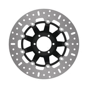 EBC X-Series Brake Rotor Black Silver Full-Floating Rear Two Piece (Floating) Stainless Steel Each