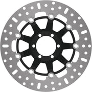EBC X-Series Brake Rotor Round Black Silver Full-Floating Front Two Piece (Floating) Stainless Steel