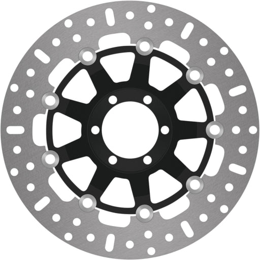 EBC X-Series Brake Rotor Round Black Silver Full-Floating Front Two Piece (Floating) Stainless Steel
