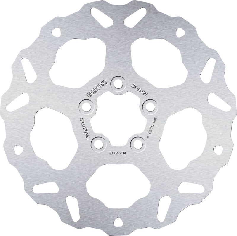Galfer Brake Rotors for 2000-2023 Harley-Davidson Machined Rear One Piece (Fixed) 420 High-Carbon Stainless Steel