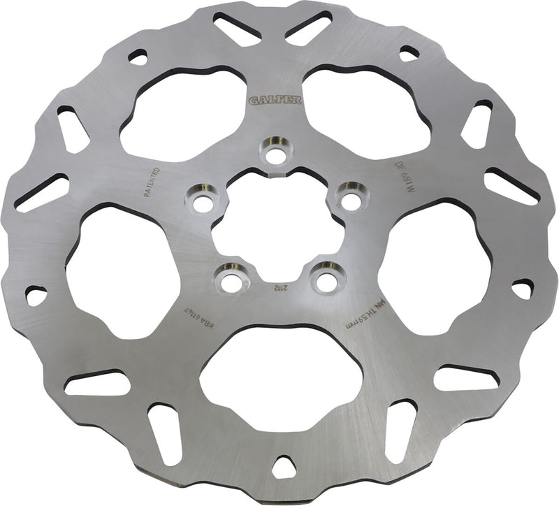 Galfer Brake Rotors for 2000-2023 Harley-Davidson Machined Rear One Piece (Fixed) 420 High-Carbon Stainless Steel Each