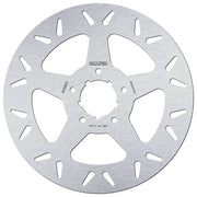 Galfer Brake Rotor Fixed Round for 2000-2023 Harley-Davidson Silver Stainless Steel Solid-Mount Front One Piece (Fixed)