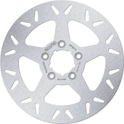 Galfer Brake Rotor Fixed Round for 2000-2017, 2020-2024 Harley-Davidson Silver Solid-Mount Front One Piece (Fixed) Stainless Steel