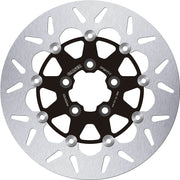 Galfer Brake Rotor Floating Round for 2000-2017, 2020-2024 Harley-Davidson Black Silver Full-Floating Front Two Piece (Floating) High-Carbon Stainl...