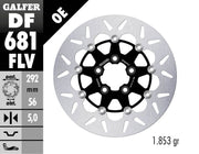 Galfer Brake Rotor Floating Round for 2000-2017, 2020-2024 Harley-Davidson Black Silver Full-Floating Front Two Piece (Floating) High-Carbon Stainl...