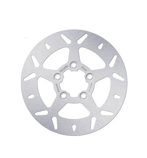 Galfer Brake Rotor Fixed Round for 2005-2021 Harley-Davidson Silver Solid-Mount Front One Piece (Fixed) Stainless Steel