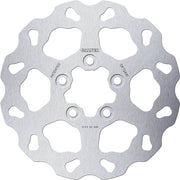Galfer Wave® Brake Rotor for 2005-2021 Harley-Davidson Silver Stainless Steel Rear One Piece (Fixed)