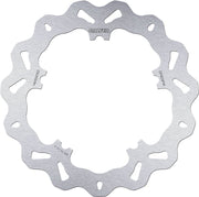 Galfer Wave® Brake Rotor for 2002-2005 Harley-Davidson Silver Stainless Steel Front One Piece (Fixed)