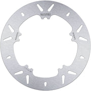 Galfer Brake Rotor Fixed Round for 2002-2005 Harley-Davidson Silver Stainless Steel Solid-Mount Front One Piece (Fixed)