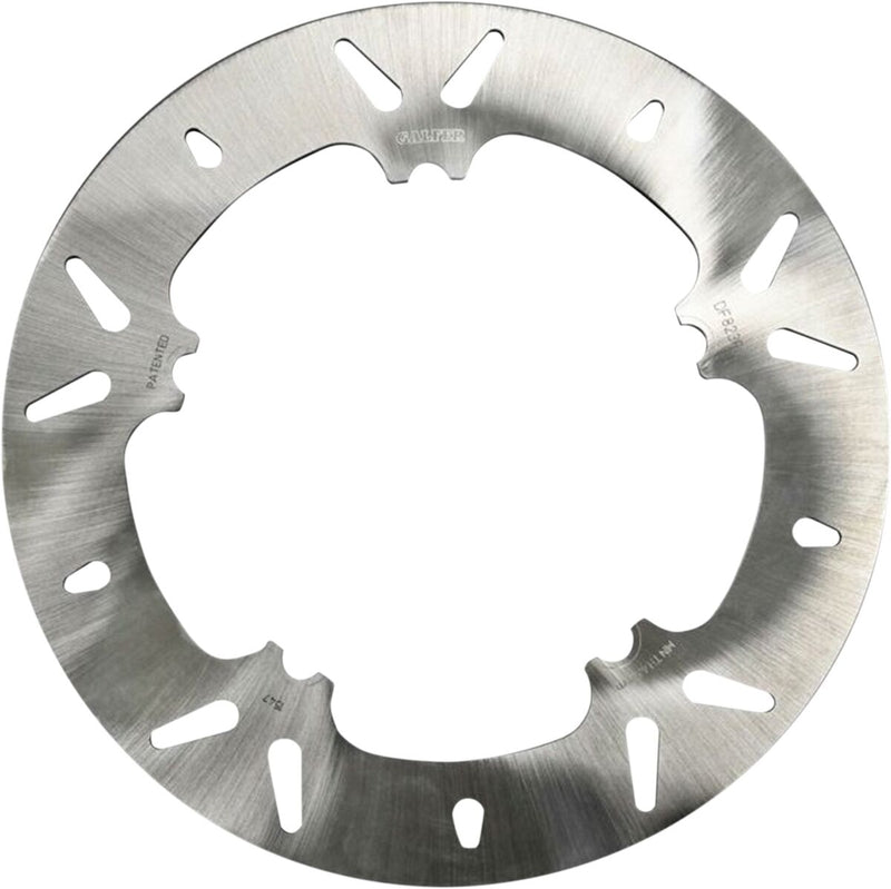 Galfer Brake Rotor Fixed Round for 2002-2005 Harley-Davidson Silver Stainless Steel Solid-Mount Front One Piece (Fixed) Each
