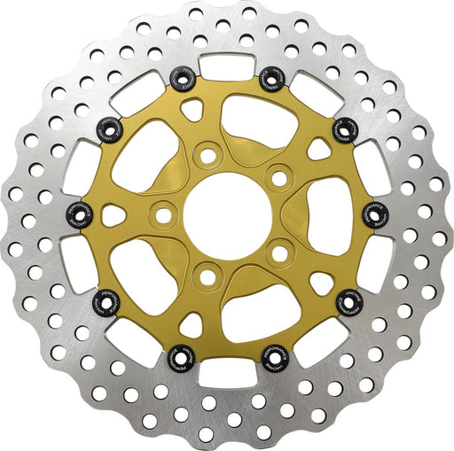 Two-Piece Brake Rotor Dyna,
Softail,
Classic,
Sportster,
Touring