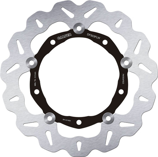 Galfer Brake Rotor for 2004-2007, 2012-2024 YAMAHA Wave® Silver Full-Floating Two Piece (Floating) High-Carbon Stainless Steel