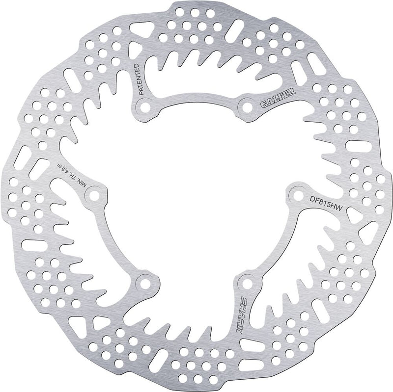 Galfer BRAKE ROTOR SHARK FIXED for 2013-2026 BETA Silver Solid-Mount Rear One Piece (Fixed) Stainless Steel