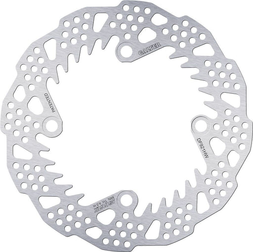 Galfer BRAKE ROTOR SHARK FIXED for 2014-2026 SHERCO Silver Solid-Mount Rear One Piece (Fixed) Stainless Steel