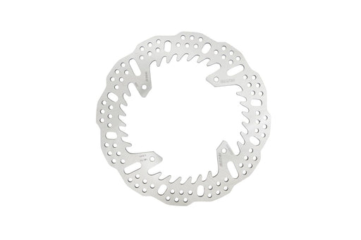 Galfer BRAKE ROTOR SHARK FIXED Silver Solid-Mount Rear One Piece (Fixed) Stainless Steel