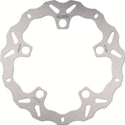 Galfer Wave® Brake Rotor for 2012-2020 HONDA VFR 1200 X Silver Solid-Mount Front One Piece (Fixed) Stainless Steel
