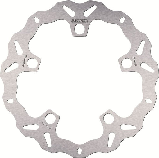 Galfer Wave® Brake Rotor for 2012-2020 HONDA VFR 1200 X Silver Solid-Mount Front One Piece (Fixed) Stainless Steel