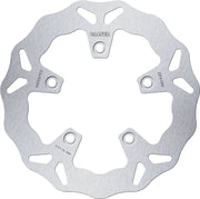 Galfer Wave® Brake Rotor for 2005-2011 KYMCO XCITING Silver Solid-Mount Front One Piece (Fixed) Stainless Steel
