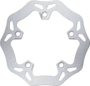 Galfer Wave® Brake Rotor for 2005-2011 KYMCO XCITING Silver Solid-Mount Rear One Piece (Fixed) Stainless Steel