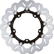 Galfer Brake Rotors for 2015-2024 YAMAHA Wave® Black Silver Full-Floating Front Two Piece (Floating) Stainless Steel