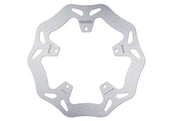 Galfer Wave® Brake Rotor Silver Solid-Mount Rear One Piece (Fixed) Stainless Steel
