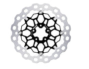 Galfer Brake Rotor Floating Cubiq Black Silver Full-Floating Front Two Piece (Floating) Stainless Steel