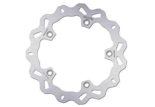 Galfer Wave® Brake Rotor for 2012-2021 BMW Silver Solid-Mount Rear One Piece (Fixed) Stainless Steel