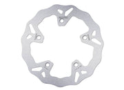 Galfer Wave® Brake Rotor for 2012-2024 YAMAHA Silver Solid-Mount Rear One Piece (Fixed) Stainless Steel