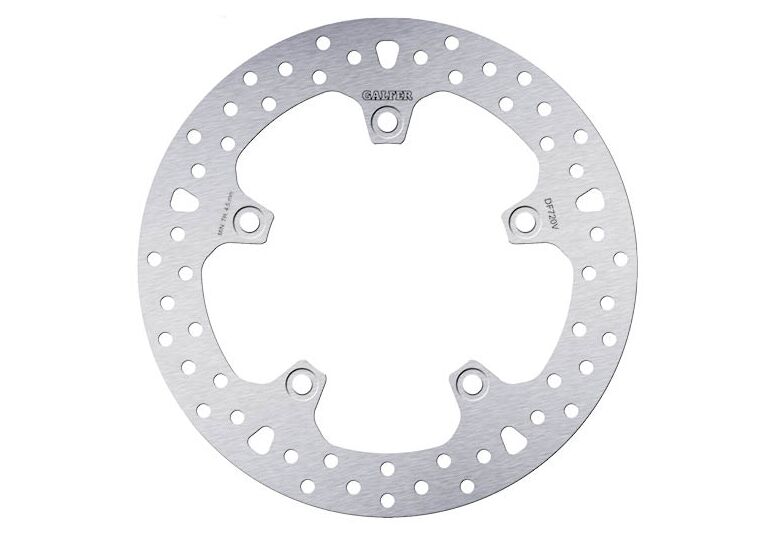 Galfer Brake Rotor Fixed Round for 2013-2024 BMW Silver Solid-Mount Rear One Piece (Fixed) Stainless Steel