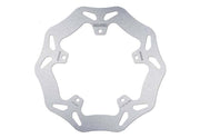 Galfer Wave® Brake Rotor Silver Solid-Mount Front One Piece (Fixed) Stainless Steel