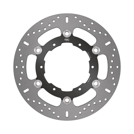 EBC X-Series Brake Rotor X Series Black Silver Full-Floating Rear Right Two Piece (Floating) Stainless Steel