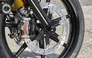 Rick's Motorcycles BRAKE ROTOR FLOATING WAVE DESING for 2005-2025 Harley-Davidson Black Stainless Steel Full-Floating Two Piece (Floating) Each